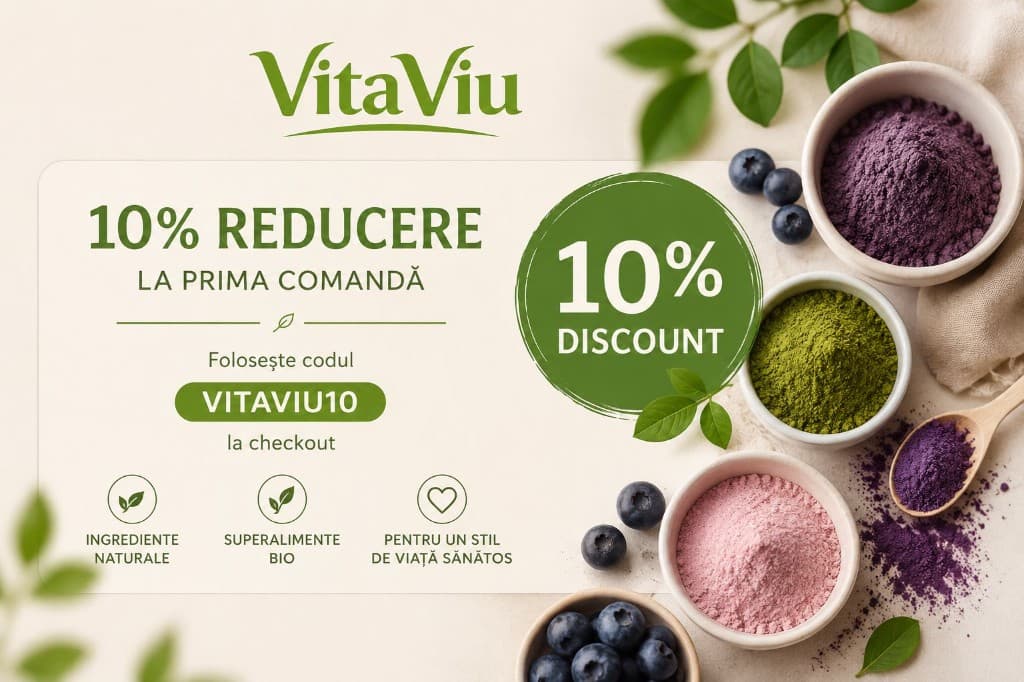 10% reducere la prima comandă